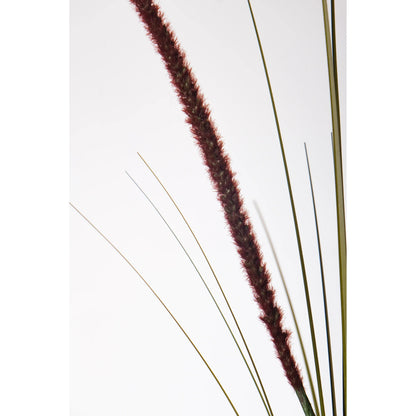 Espadaña artificial de 90 cm, color burdeos