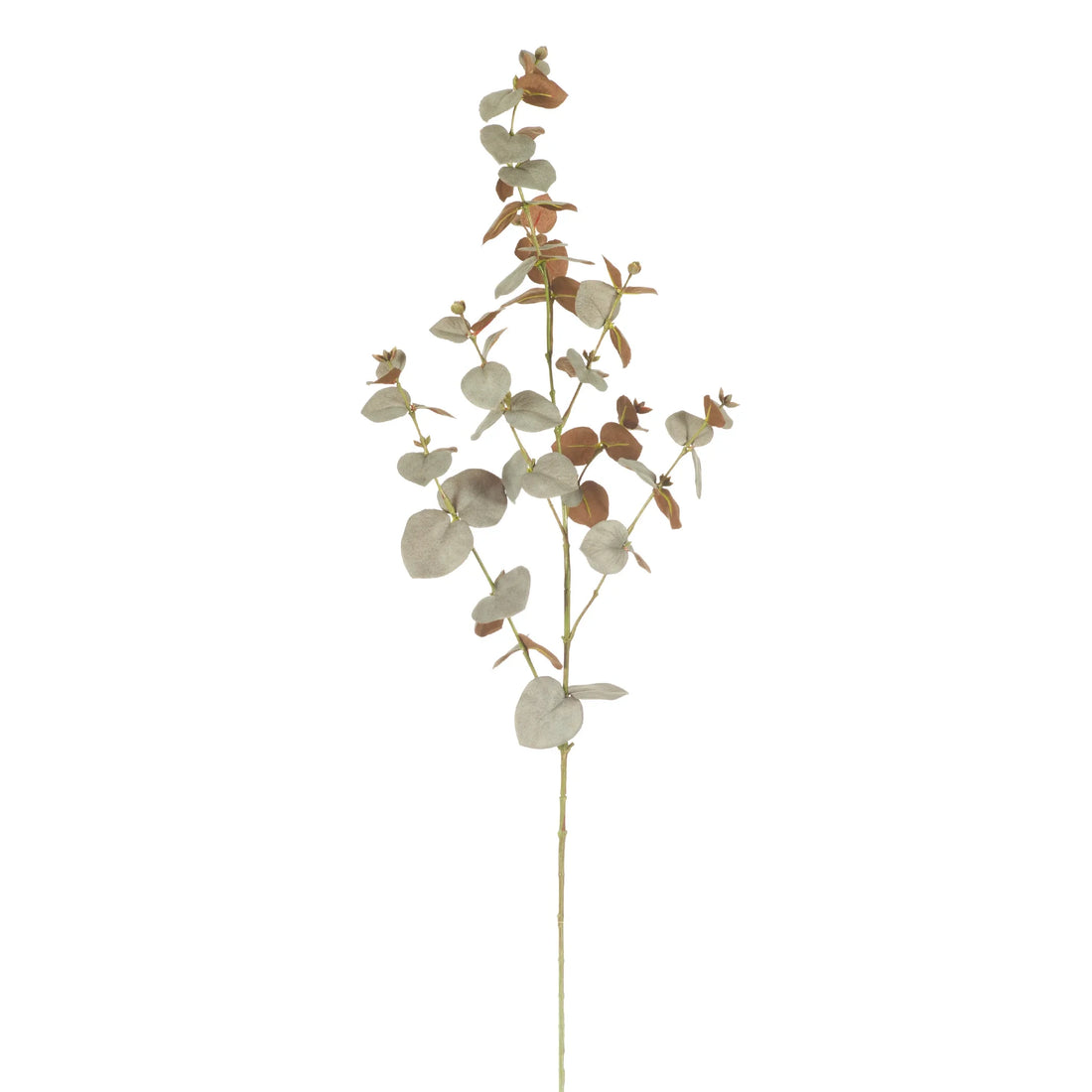 Eucalipto artificial de 87 cm, color burdeos