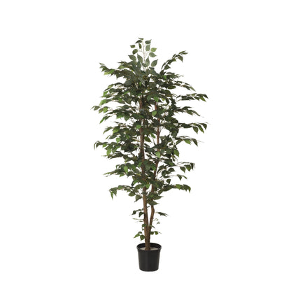 Ficus artificial de 180 cm, color verde