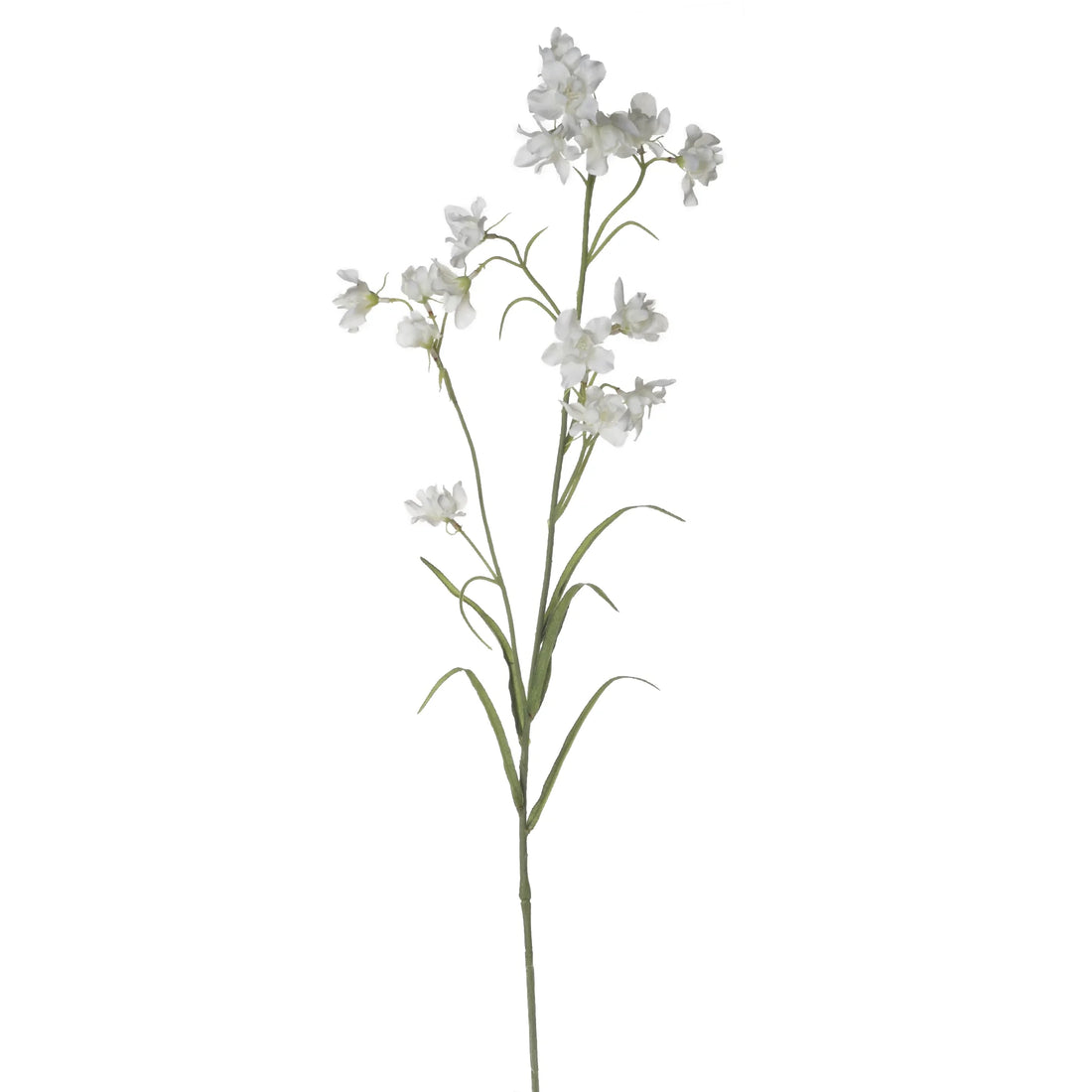 Flor artificial Mini de 77 cm, color blanco