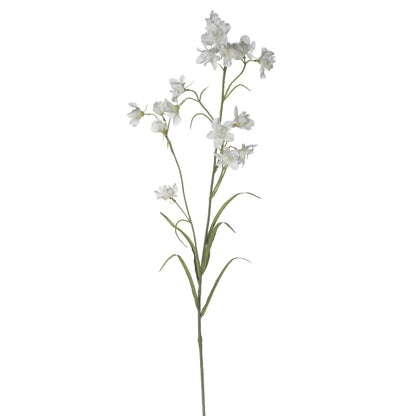 Flor artificial Mini de 77 cm, color blanco