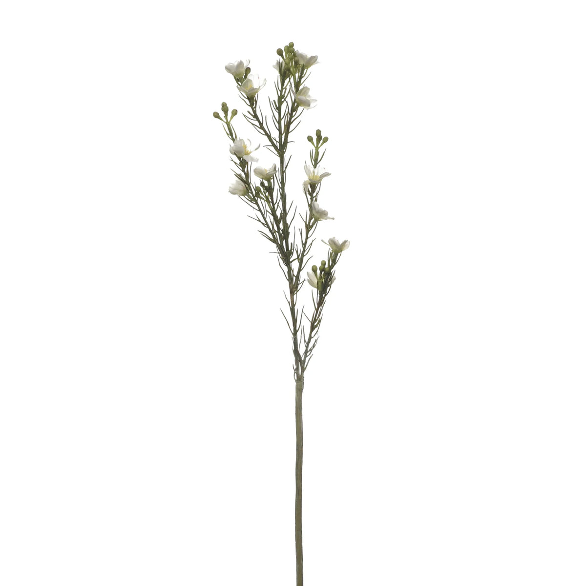 Flor de Cera artificial de 48 cm, color blanco