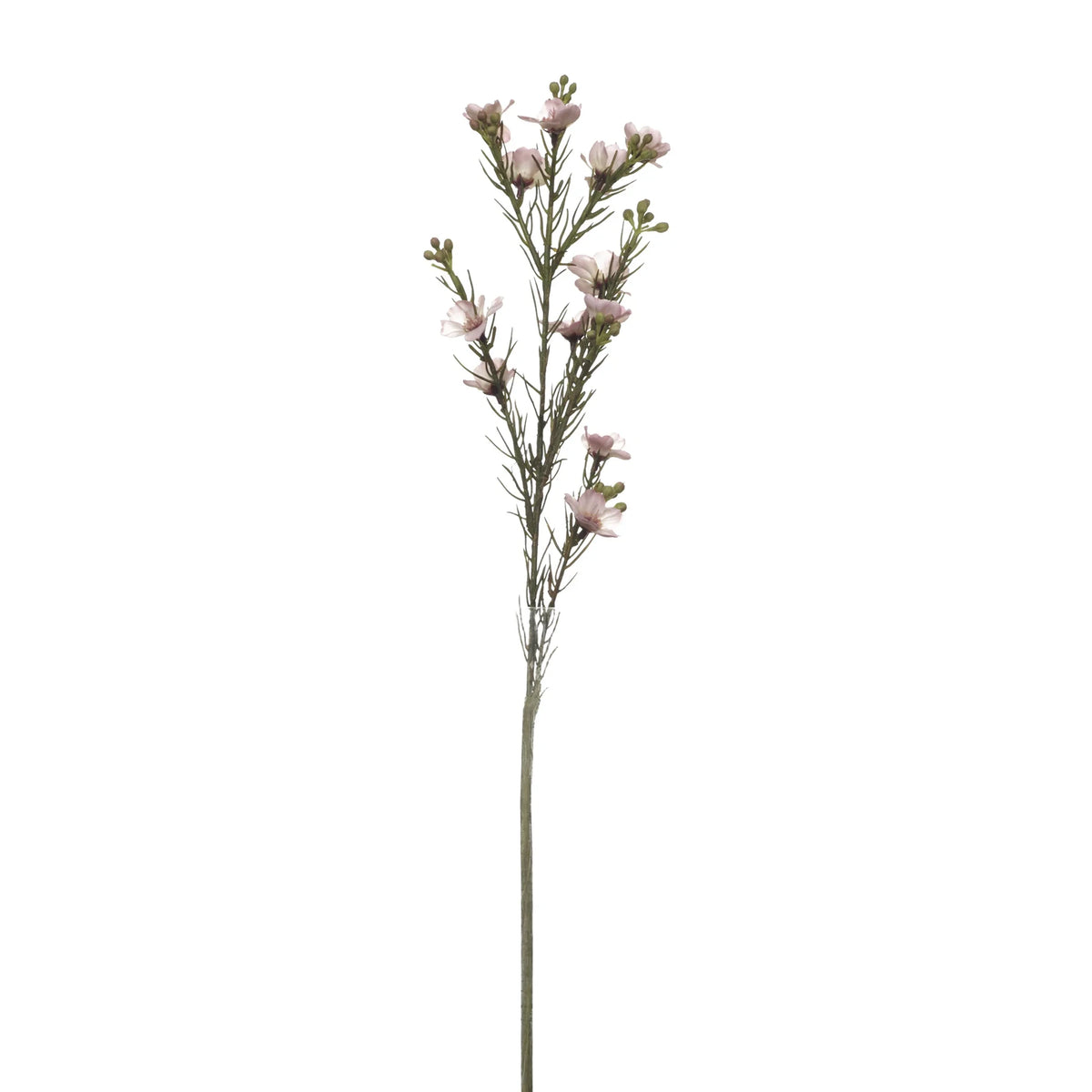 Flor de Cera artificial de 48 cm, color rosa pálido