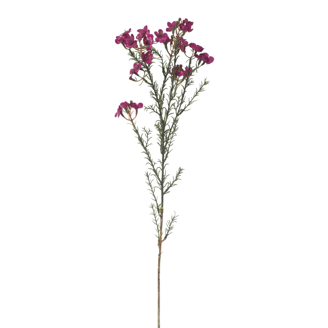 Flor de Cera artificial de 66 cm, color ciclamen