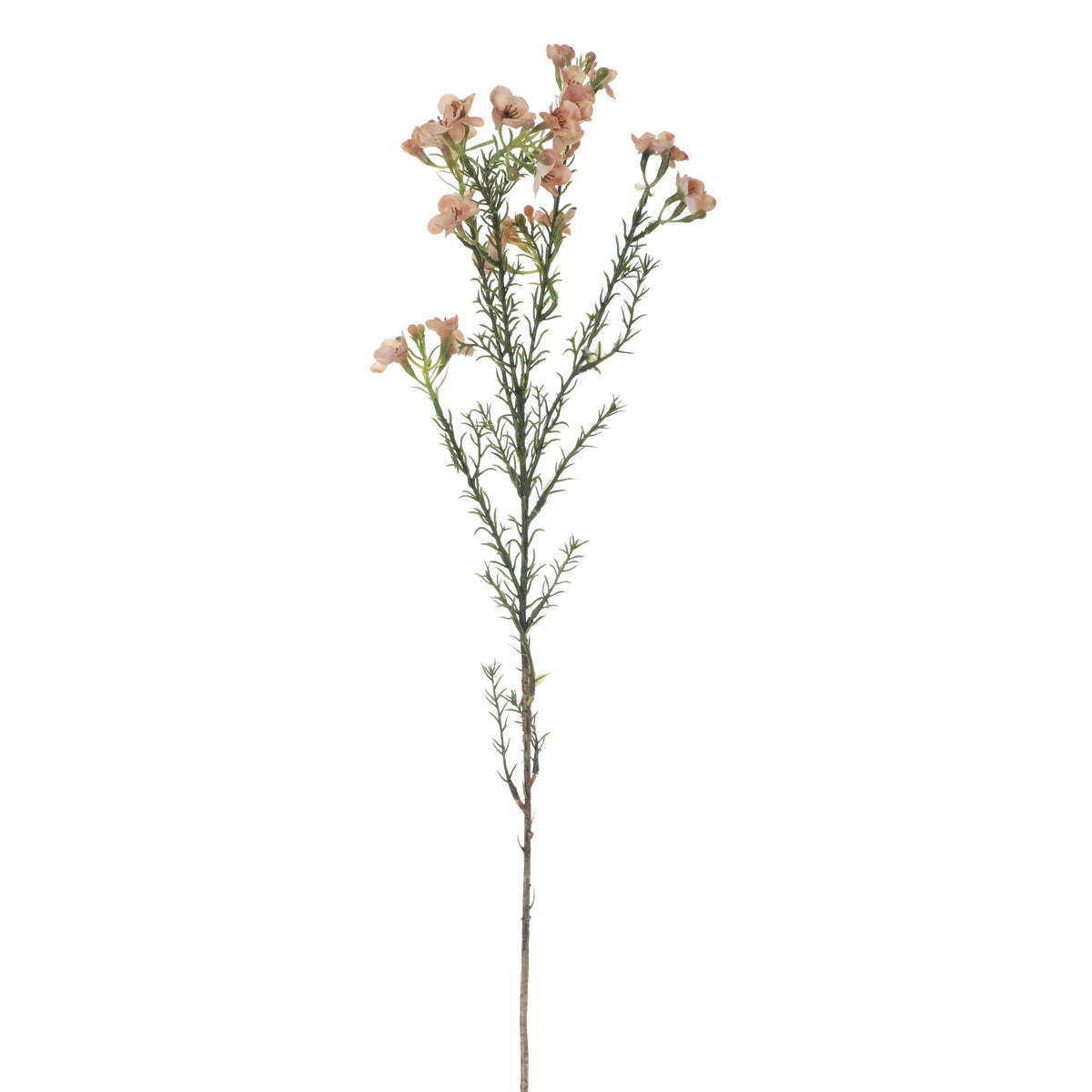 Flor de Cera artificial de 66 cm, color melocotón