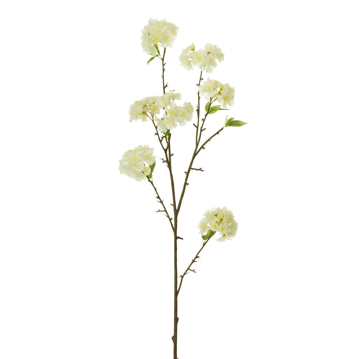Flor de Cerezo artificial de 116 cm, color crema