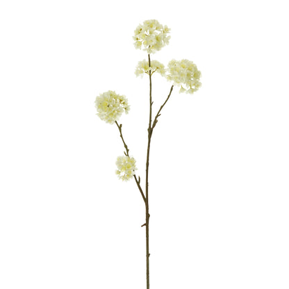 Flor de Cerezo artificial de 91 cm, color crema