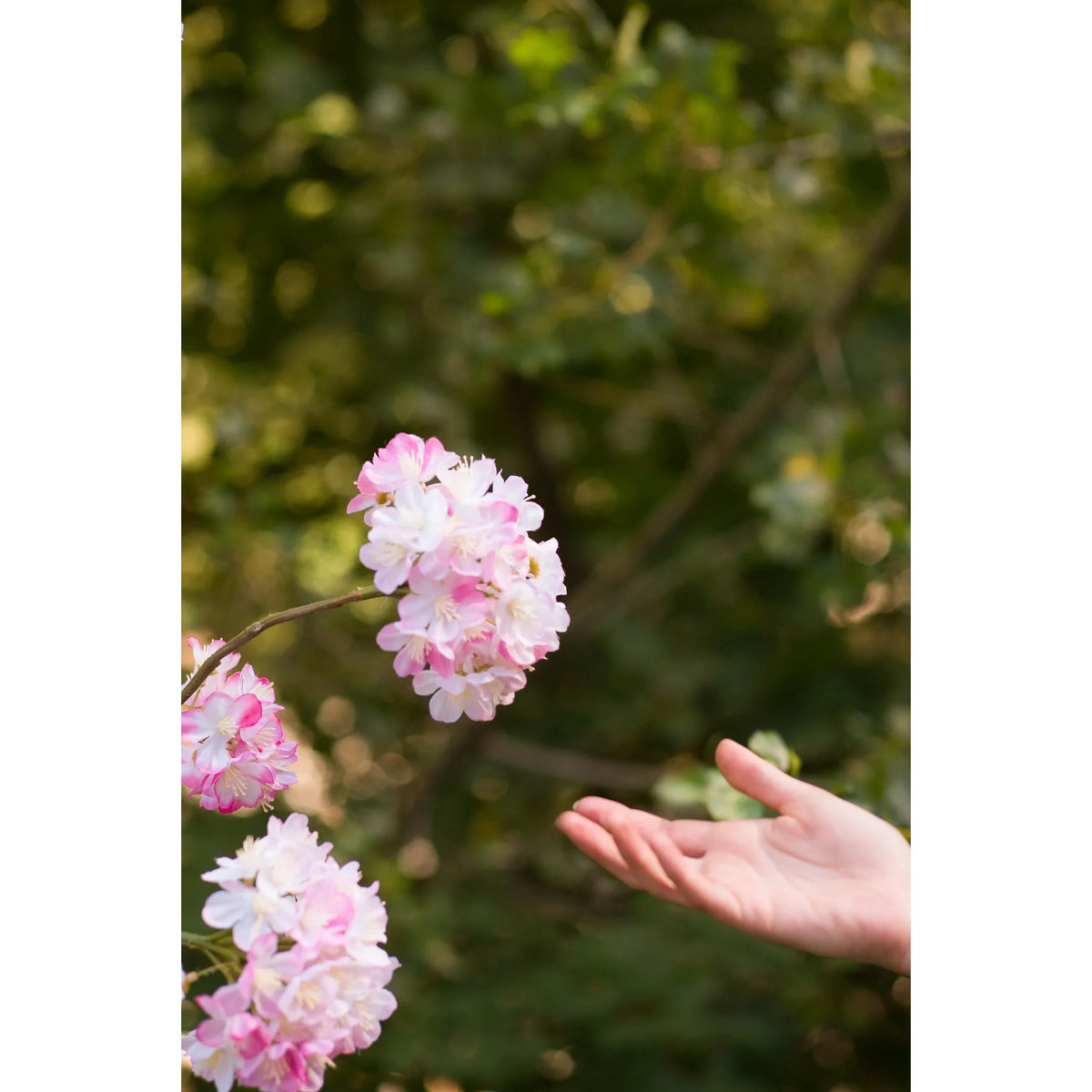 Flor de Cerezo artificial de 91 cm, color rosa