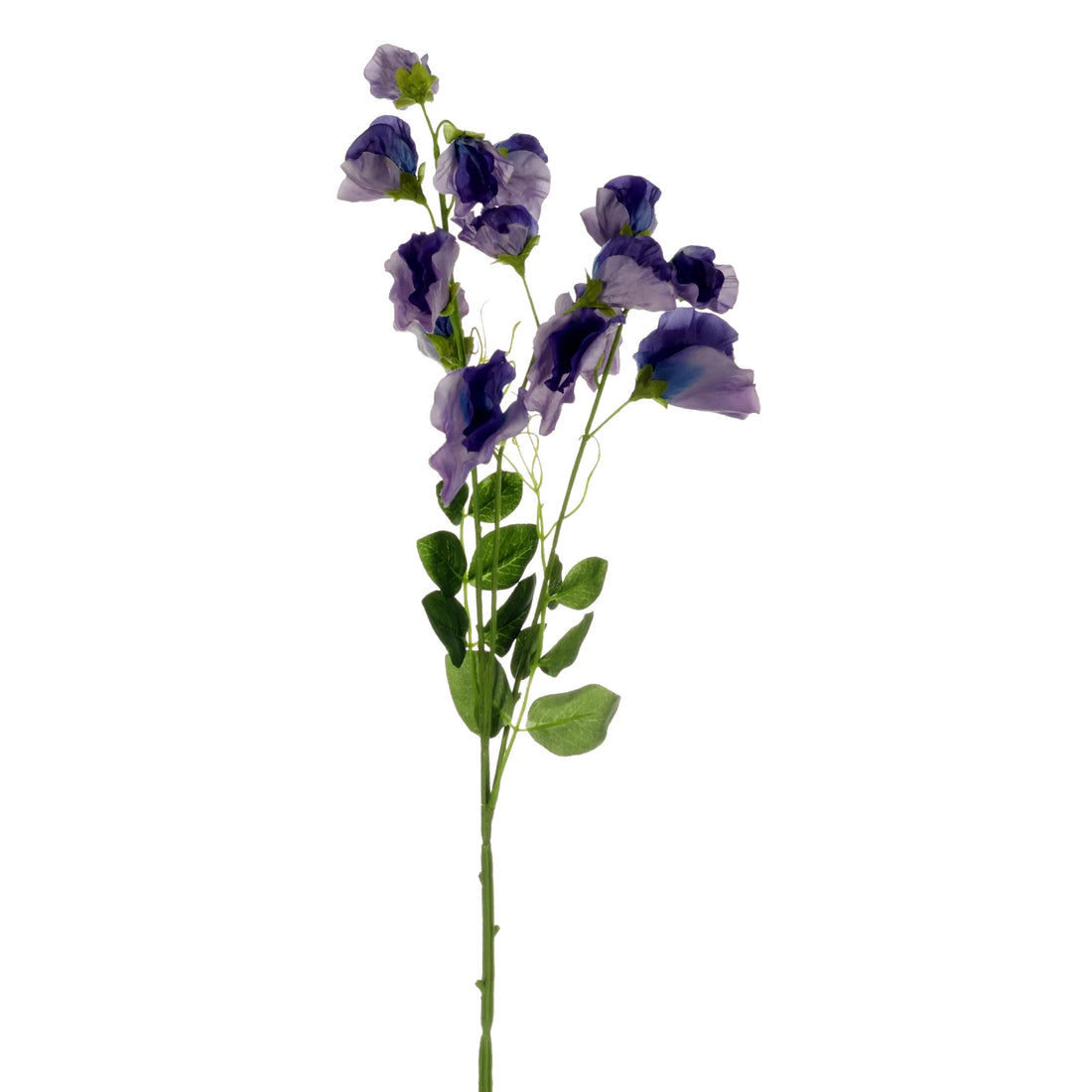 Flor de Guisante de Olor artificial de 68 cm, color lavanda