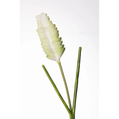 Flor de Jengibre artificial Colgante de 65 cm, color verde