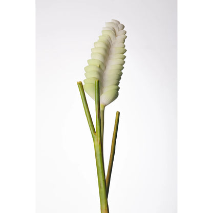 Flor de Jengibre artificial Colgante de 65 cm, color verde