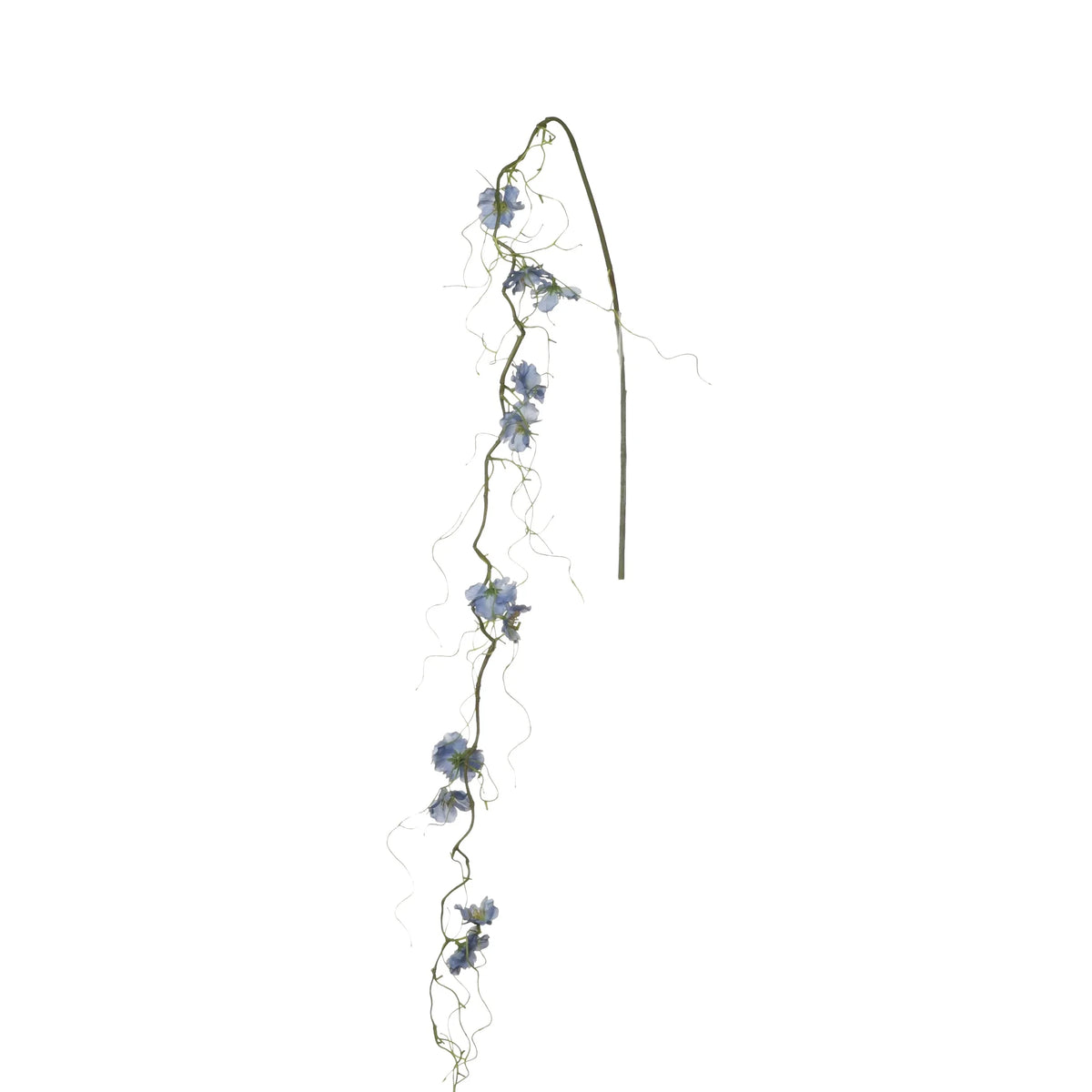Flor de Melocotonero artificial Colgante de 140 cm, color azul