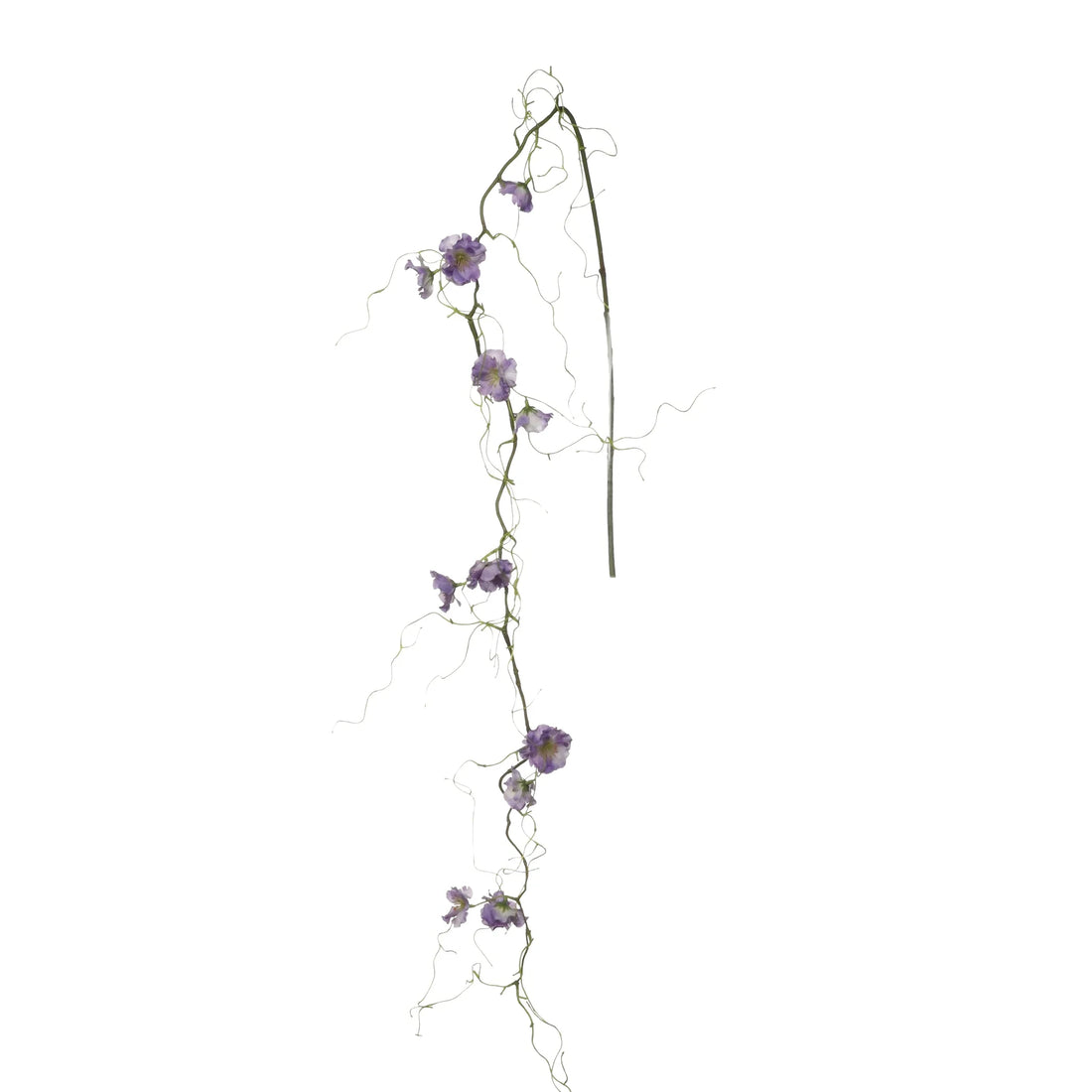 Flor de Melocotonero artificial Colgante de 140 cm, color lavanda