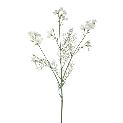 Flor Silvestre artificial Mini de 70 cm, color blanco