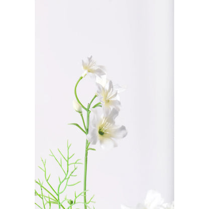 Flor Silvestre artificial Mini de 70 cm, color blanco