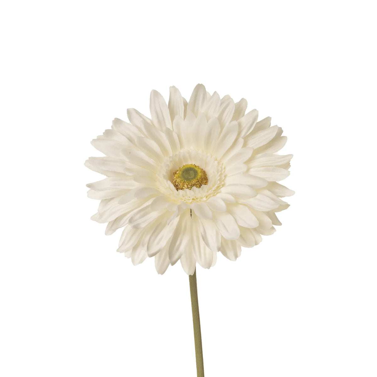 Gerbera artificial Grande de 75 cm, color blanco