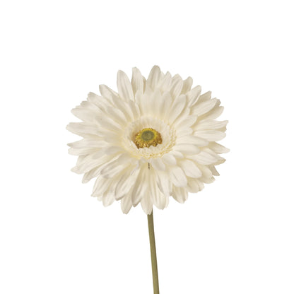 Gerbera artificial Grande de 75 cm, color blanco