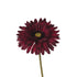 Gerbera artificial Grande de 75 cm, color burdeos