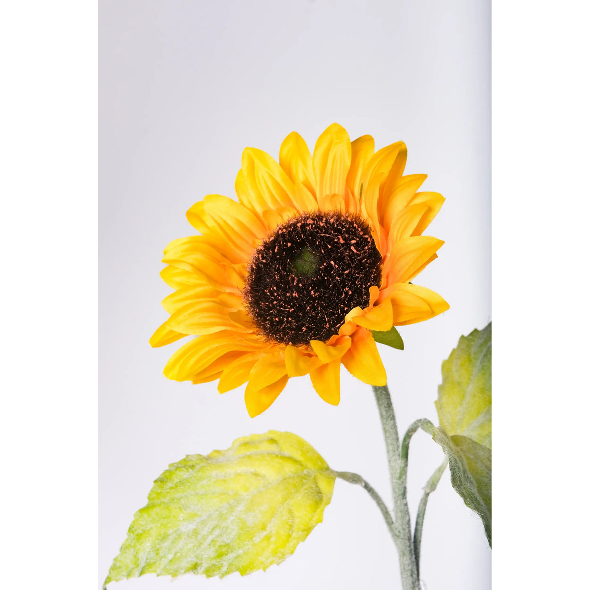 Girasol artificial de 64 cm, color amarillo
