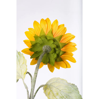 Girasol artificial de 64 cm, color amarillo