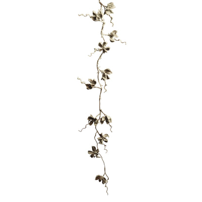 Guirnalda artificial Nevada de 95 cm, color blanco