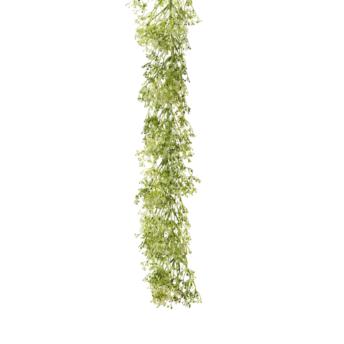 Guirnalda de Gypsophila artificial Imperial de 182 cm, color blanco