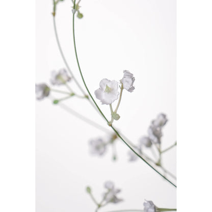 Guirnalda de Gypsophila artificial Mini de 240 cm, color blanco