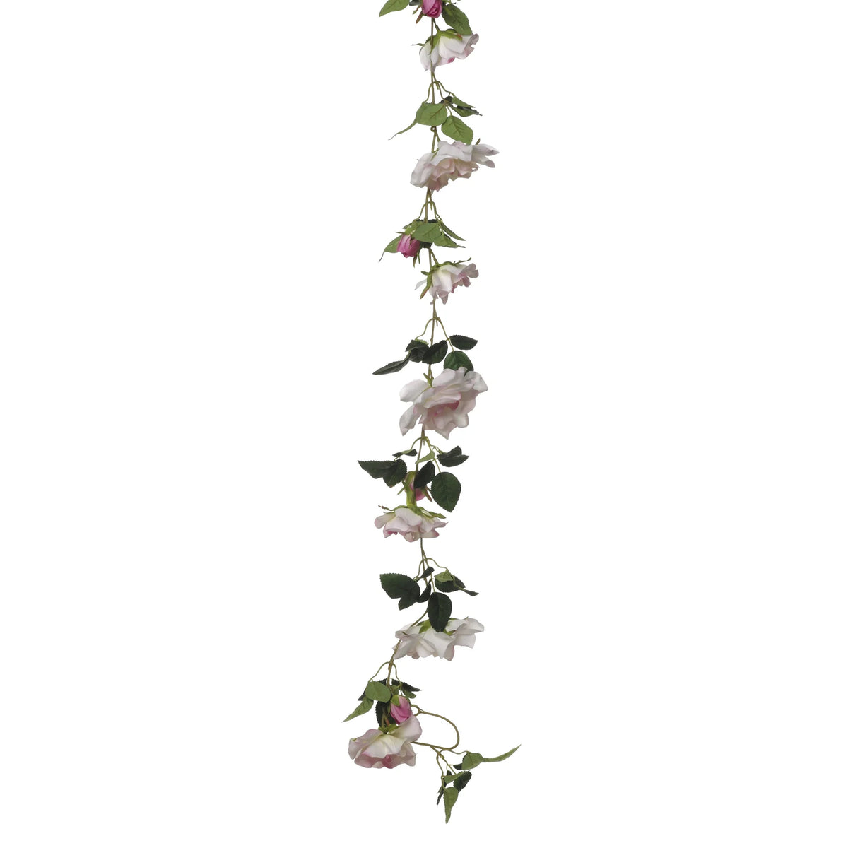 Guirnalda de Rosas artificial de 180 cm, color rosa pálido