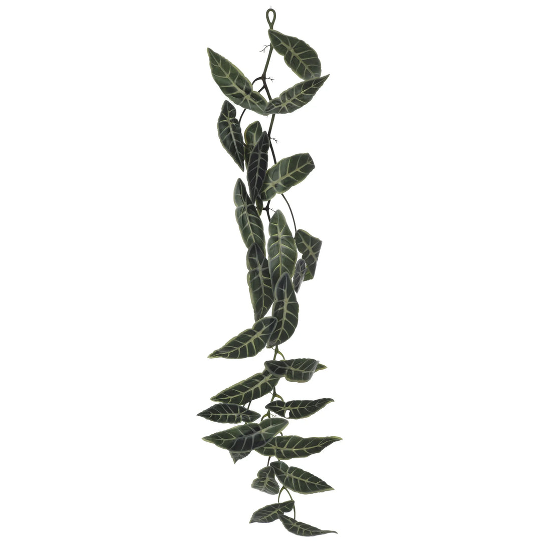 Guirnalda de Syngonium artificial de 126 cm, color verde