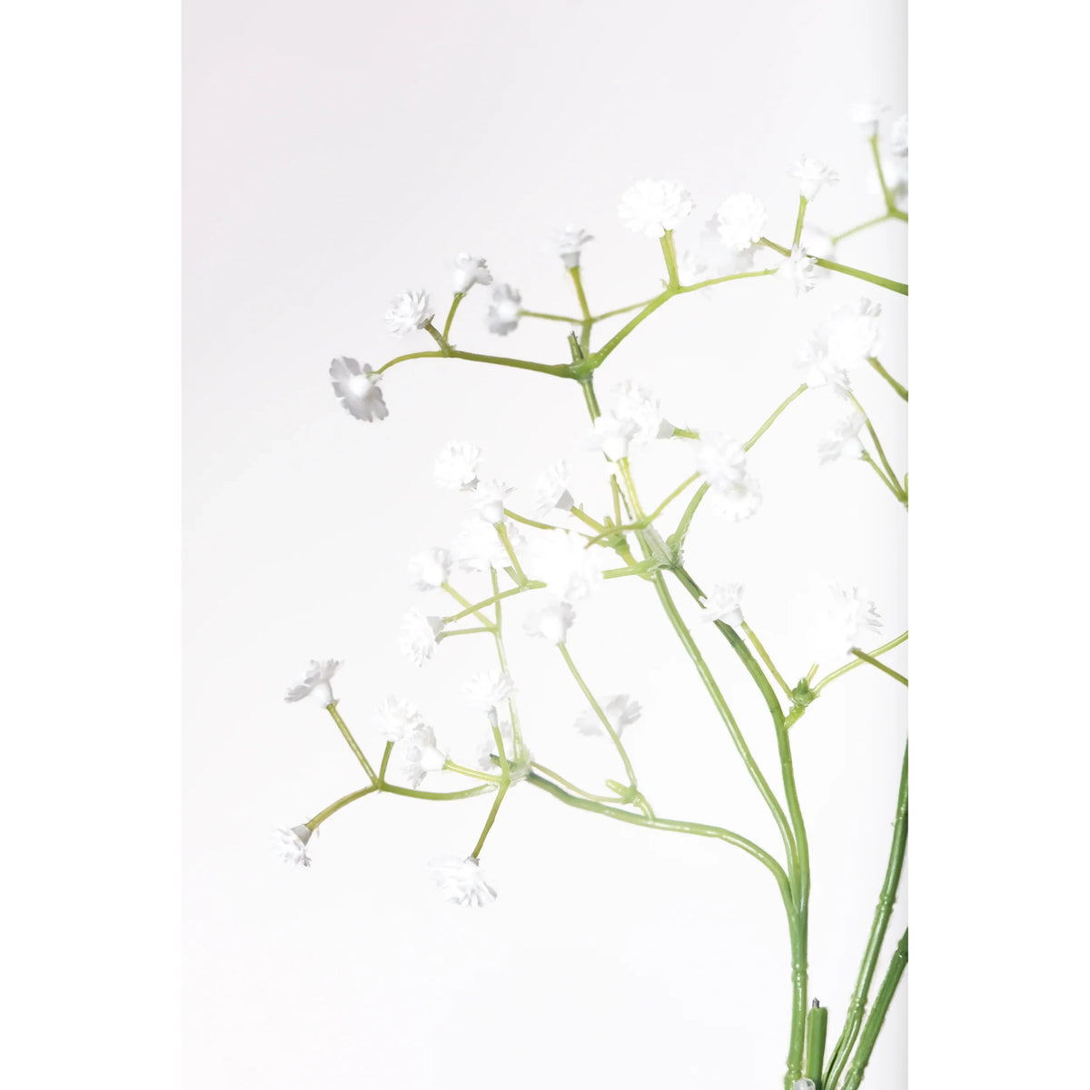 Gypsophila artificial de 48 cm, color blanco