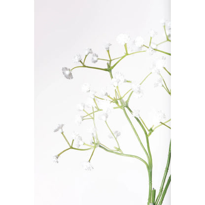 Gypsophila artificial de 48 cm, color blanco