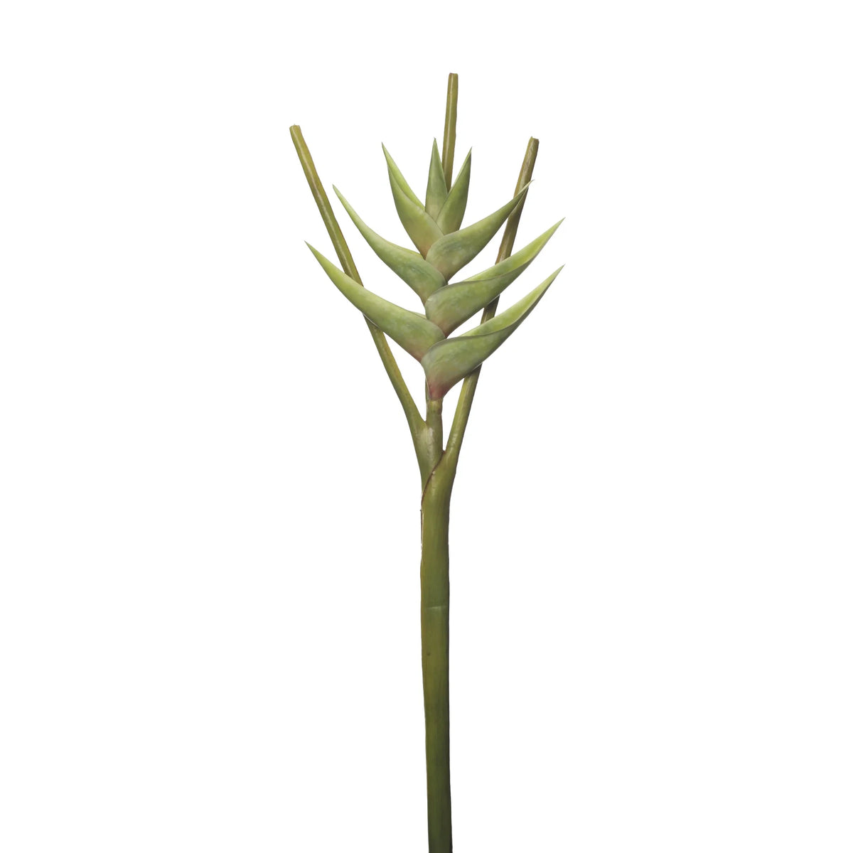 Heliconia artificial de 112 cm, color verde