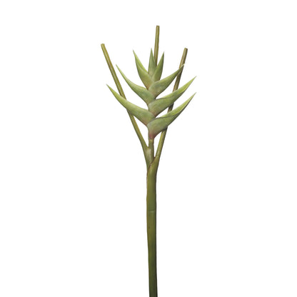 Heliconia artificial de 112 cm, color verde