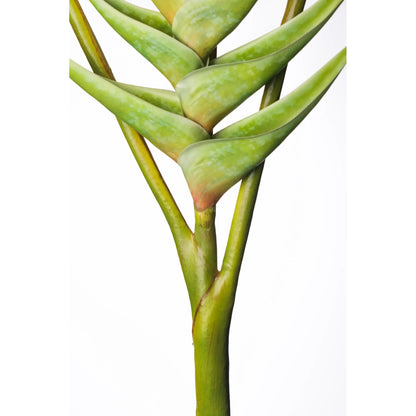 Heliconia artificial de 112 cm, color verde
