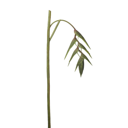 Heliconia artificial Colgante de 170 cm, color verde
