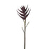 Heliconia artificial en Vara de 95 cm, color burdeos
