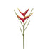 Heliconia artificial Mini en Vara de 66 cm, color rojo