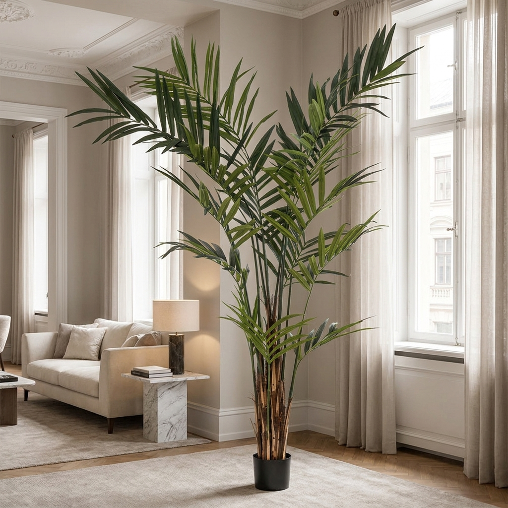 Kentia Maxi artificial en salón elegante