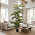 Palmera Eco artificial 185 cm en salón luminoso