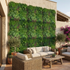Jardín vertical Garden artificial UV en pared exterior