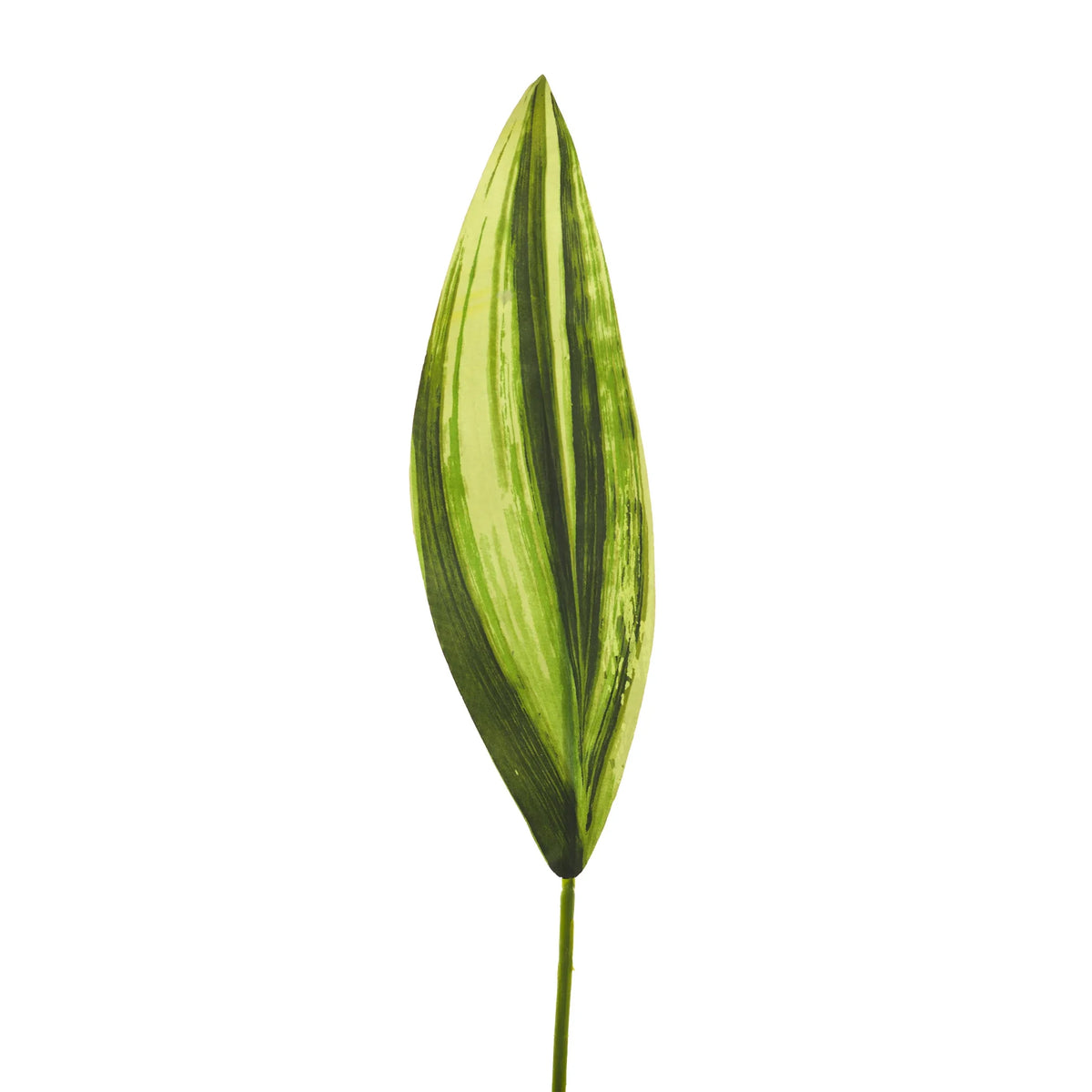 Hoja artificial de 72 cm, color verde