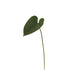 Hoja de Anturio artificial de 40 cm, color verde