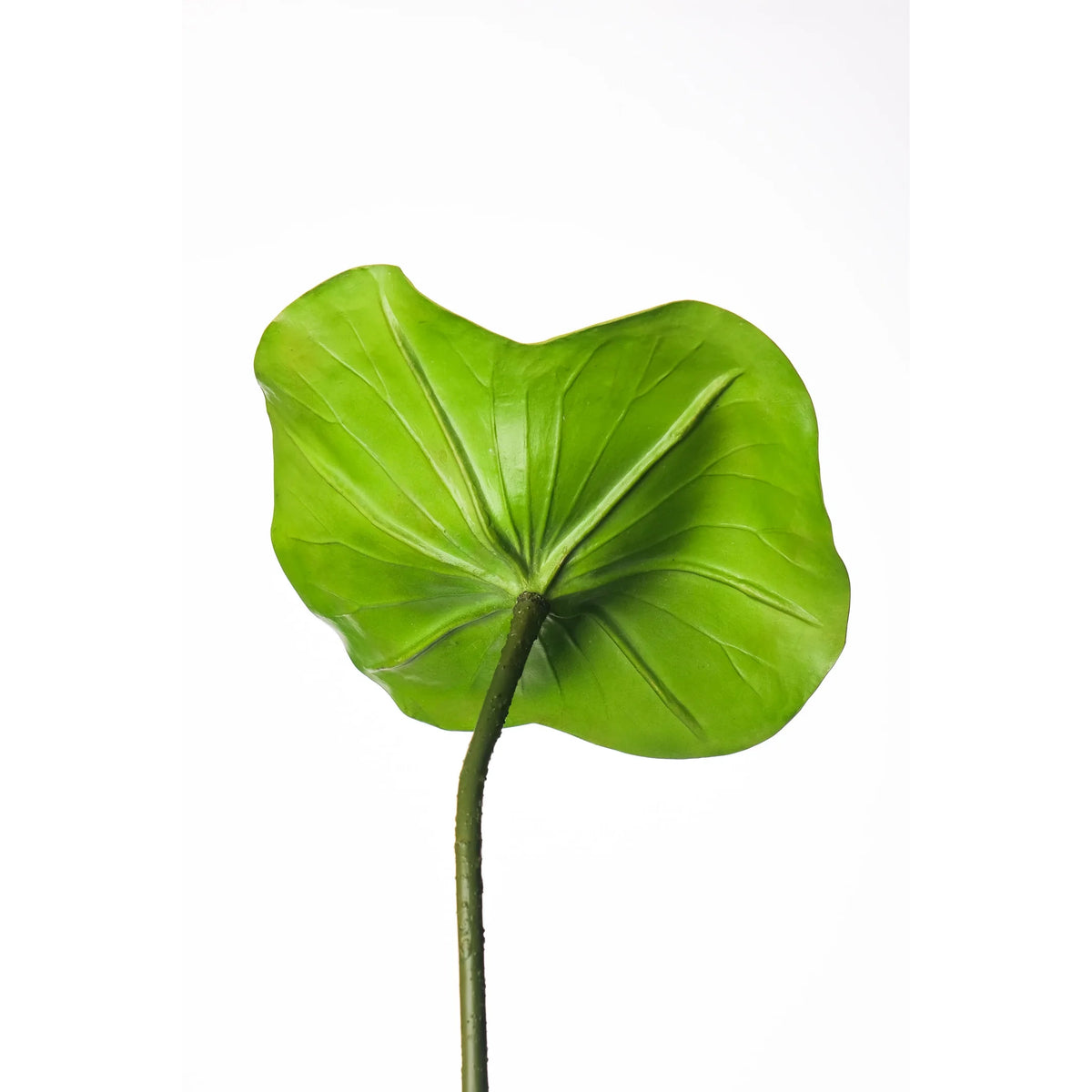Hoja de Loto artificial de 105 cm, color verde