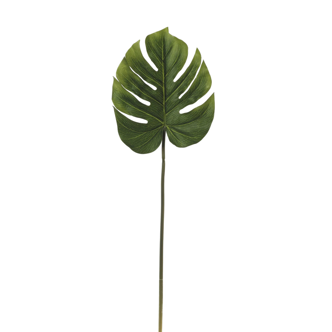 Hoja de Monstera artificial de 81 cm, color verde