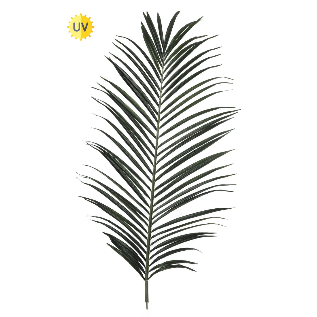 Hoja de Palmera artificial Grande UV de 150 cm, color verde