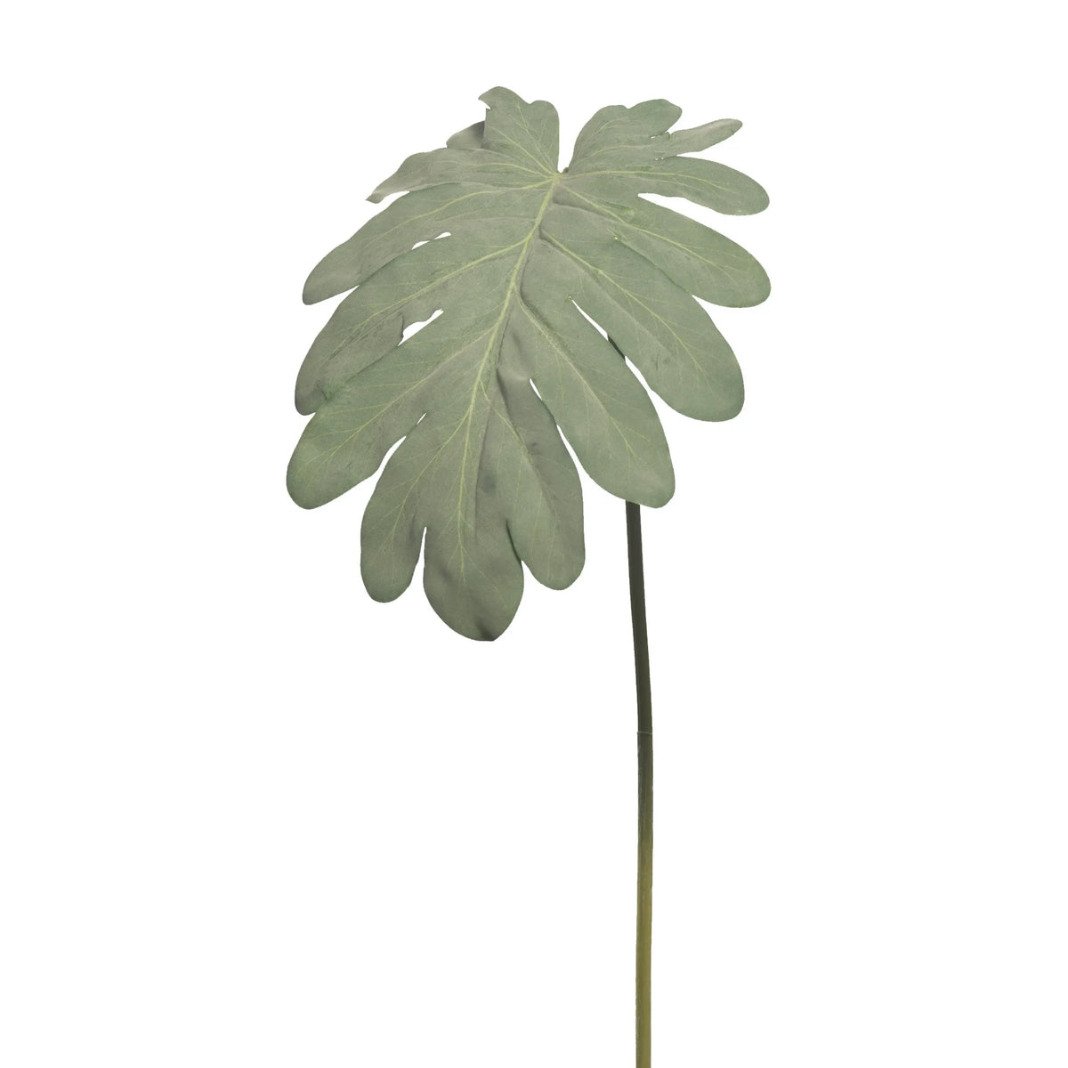Hoja de Philodendron artificial de 84 cm, color verde