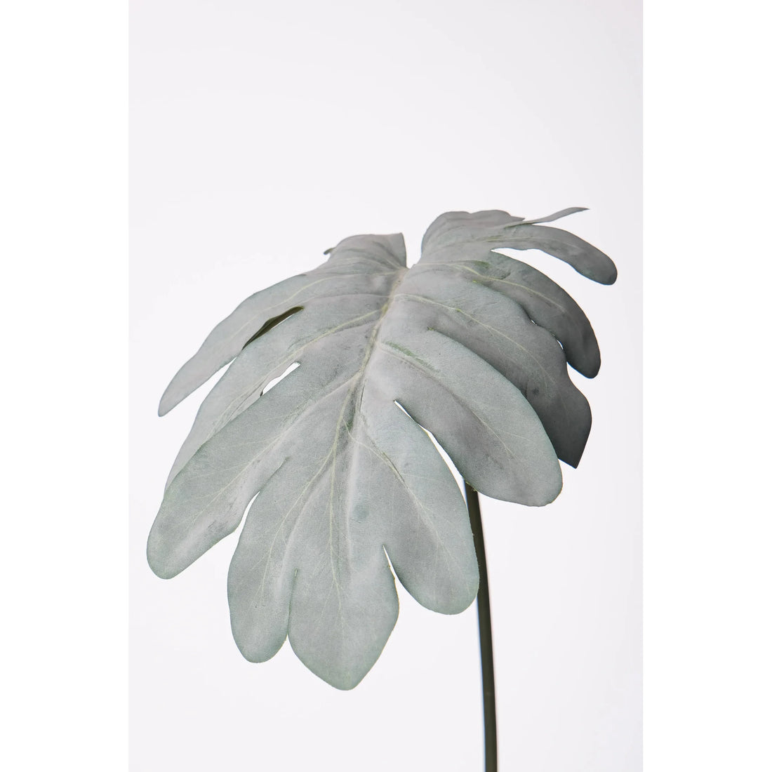 Hoja de Philodendron artificial de 84 cm, color verde