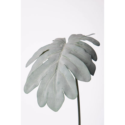 Hoja de Philodendron artificial de 84 cm, color verde