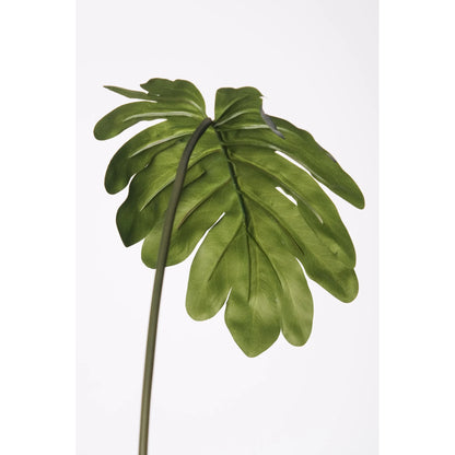 Hoja de Philodendron artificial de 84 cm, color verde