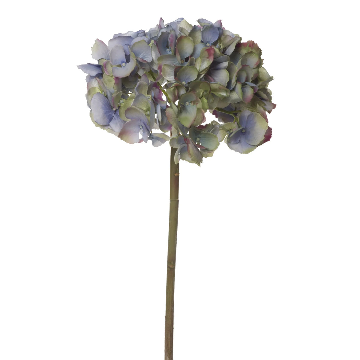 Hortensia artificial de 49 cm, color azul